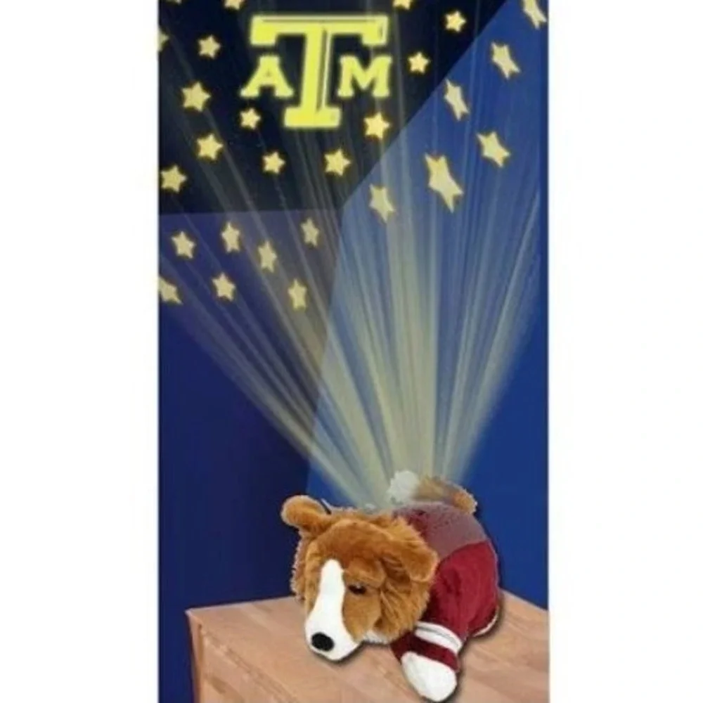 Texas A&M Aggies Dream Lite Pillow Pet Night Light & Travel Pillow On/Off/Timer